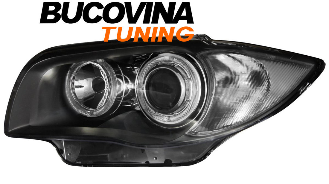 Faruri LED Angel Eyes compatibile cu BMW Seria 1 E87/ E81/ E82/ E88 (04-12)