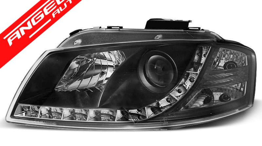 Faruri LED AUDI A3 8P 2003-2008 Black Design