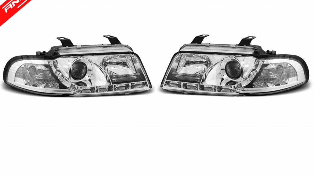 Faruri LED AUDI A4 1994-1998 CHROME