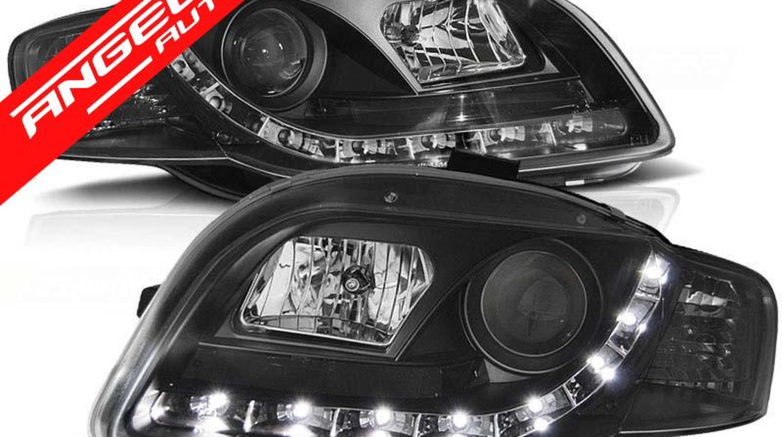 Faruri LED Audi A4 B7 2004-2008 Interior Negru