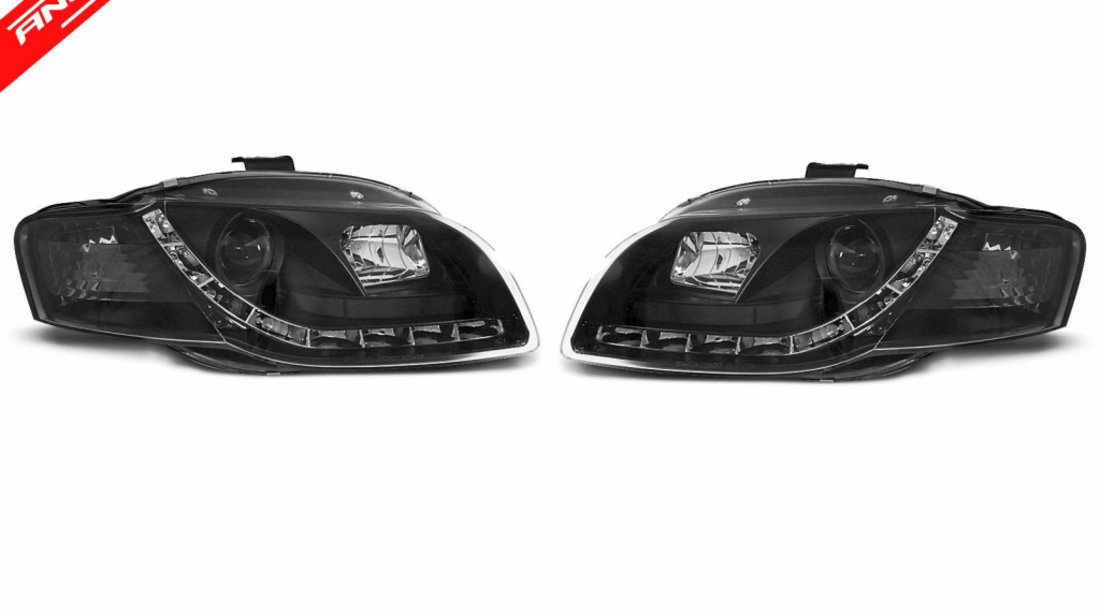 Faruri LED Audi A4 B7 2004-2008 Interior Negru