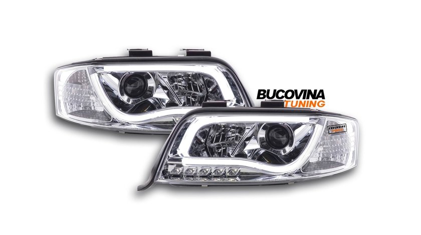 FARURI LED AUDI A6 4B (01-04) - FUNDAL CROM