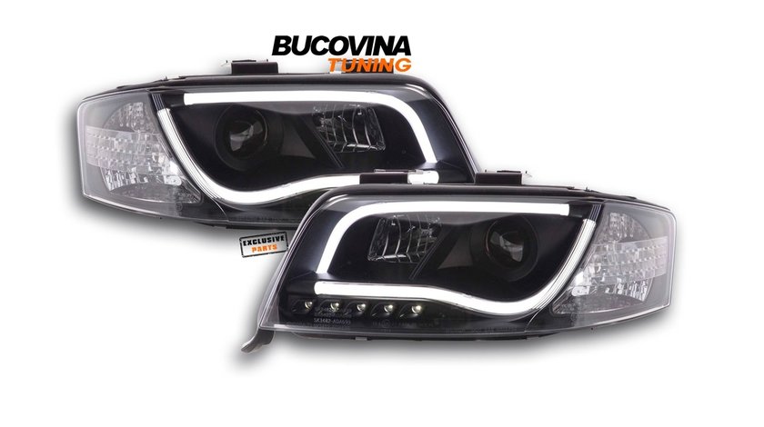FARURI LED AUDI A6 4B (01-04) - FUNDAL NEGRU