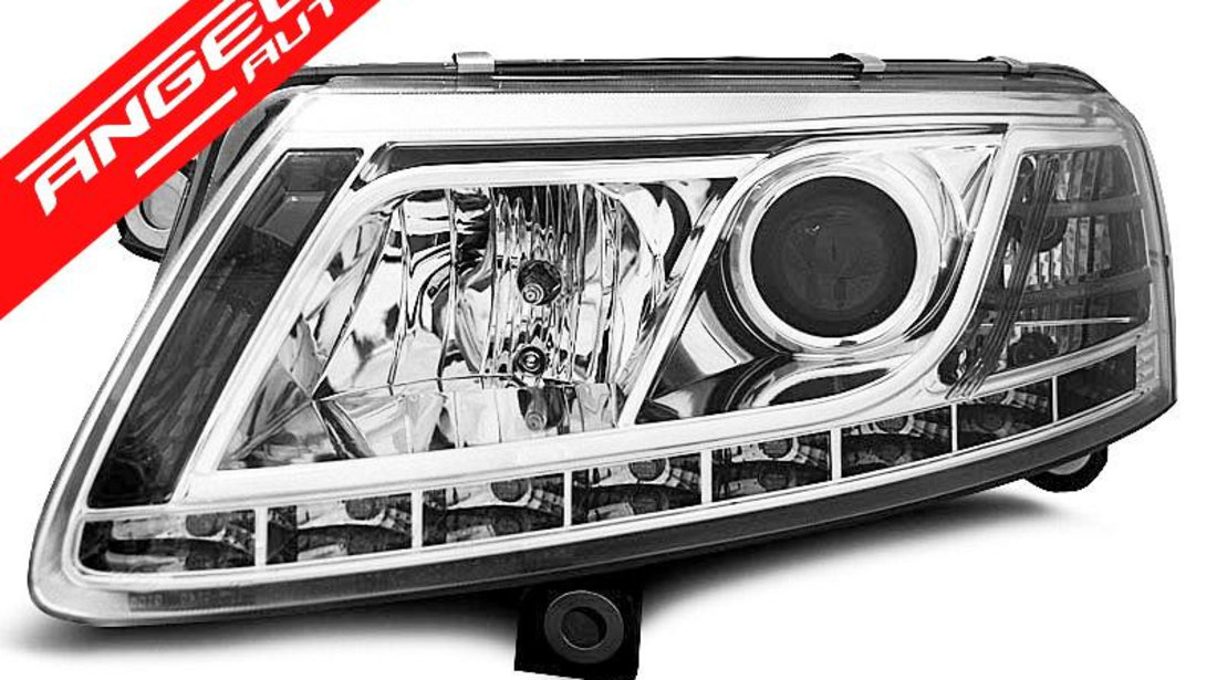 Faruri LED AUDI A6 C6 2004-2008 DRL Xenon fara AFS