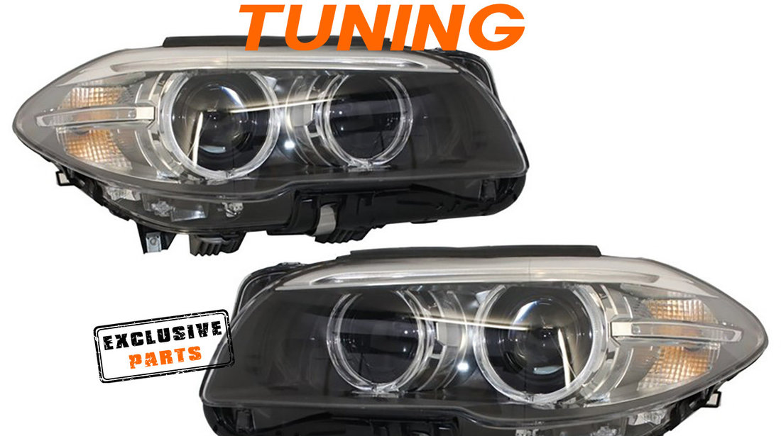 Faruri LED Bi-Xenon compatibile cu BMW Seria 5 F10/ F11 (10-14)