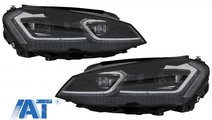 Faruri LED Bi-Xenon Look compatibil cu VW Golf 7 V...