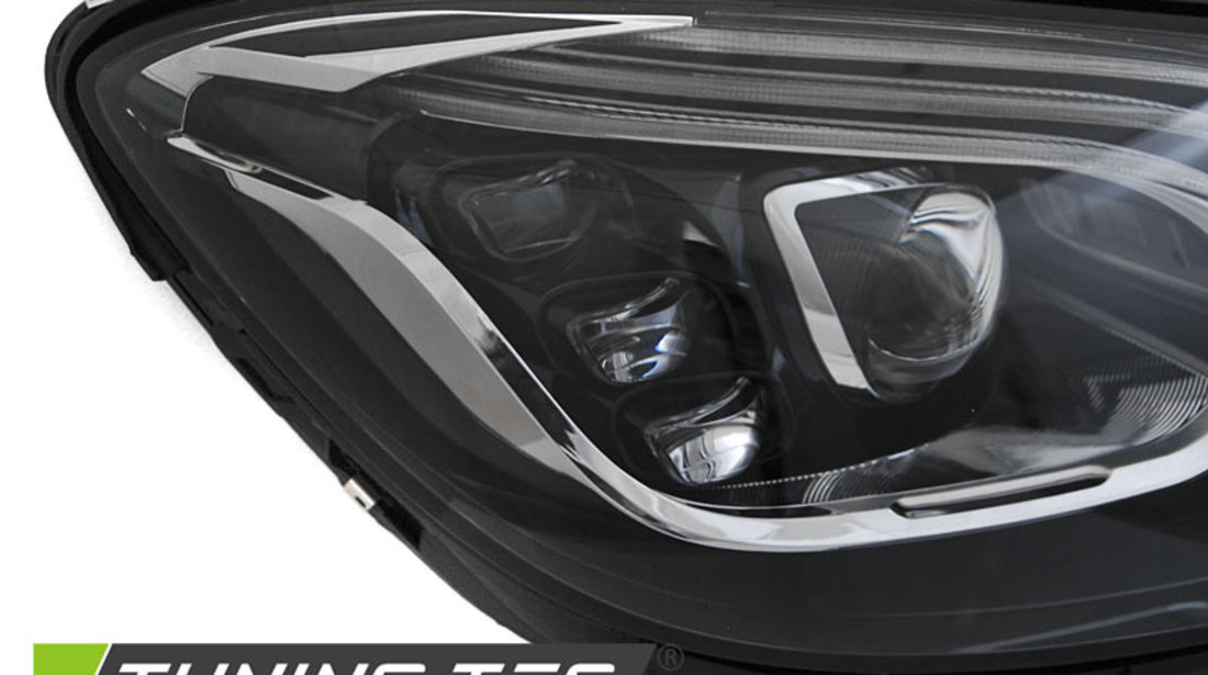 Faruri LED BLACK compatibila MERCEDES W222 13-17