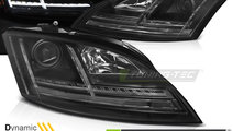 Faruri LED BLACK SEQ compatibila AUDI TT 06-10 8J