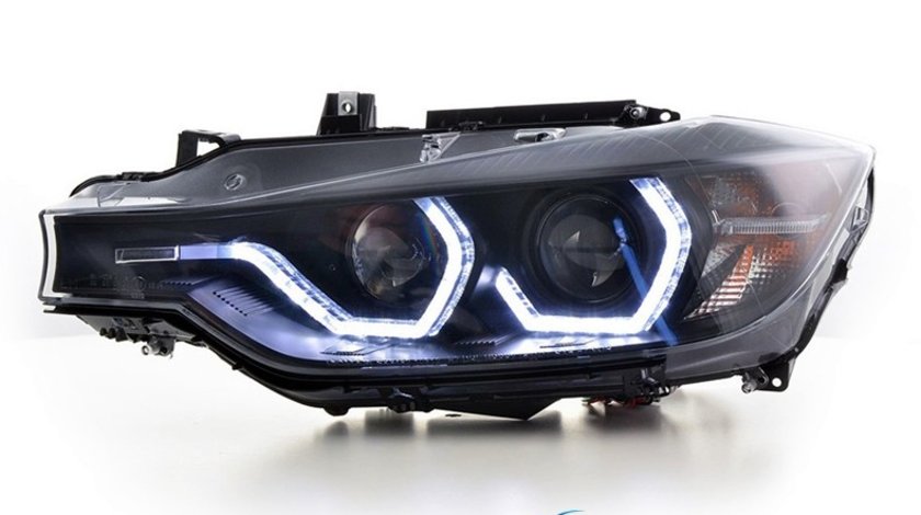 Faruri LED BMW Seria 3 F30/F31 (2011-2014) Black