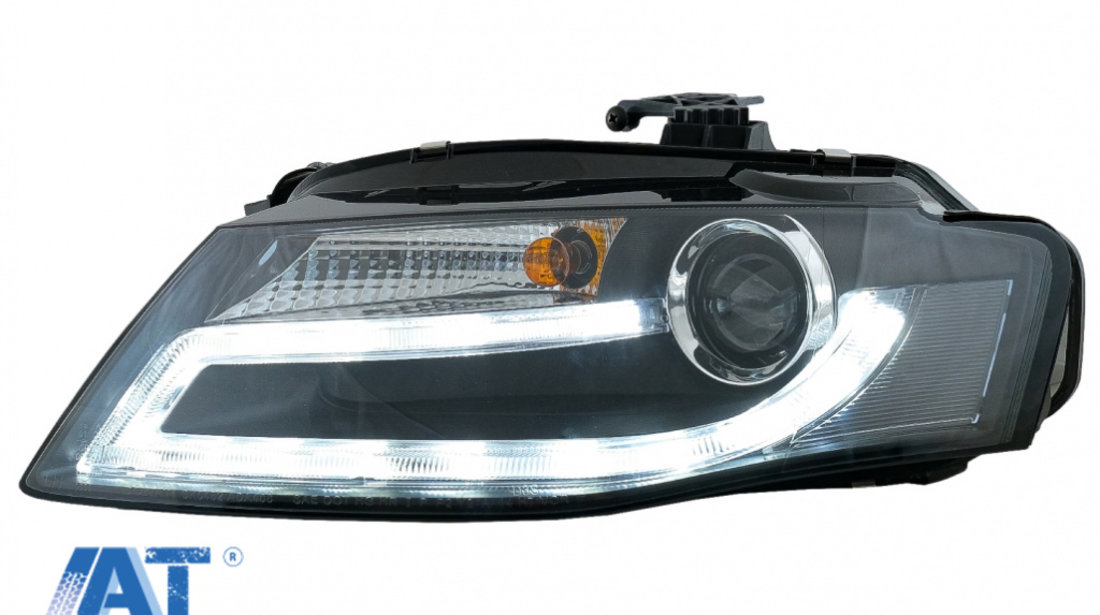 Faruri LED compatibil cu Audi A4 B8 8K (2008-2011) Facelift Light Bar Design Lumina De Zi LED DRL