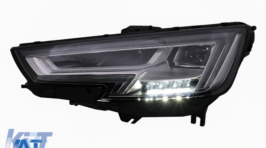 Faruri LED compatibil cu Audi A4 B9 8W (2016-2018) conversie de la Xenon la LED