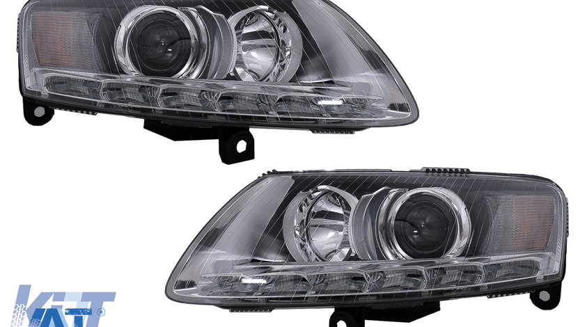 Faruri LED compatibil cu Audi A6 4F C6 (2008-2011) Conversie pentru Xenon la Facelift Design