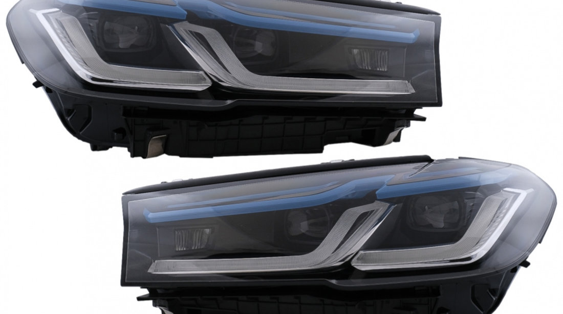 Faruri LED compatibil cu BMW Seria 5 G30 G31 Sedan Touring (2017-2019) LCI Design HLBMG30NL