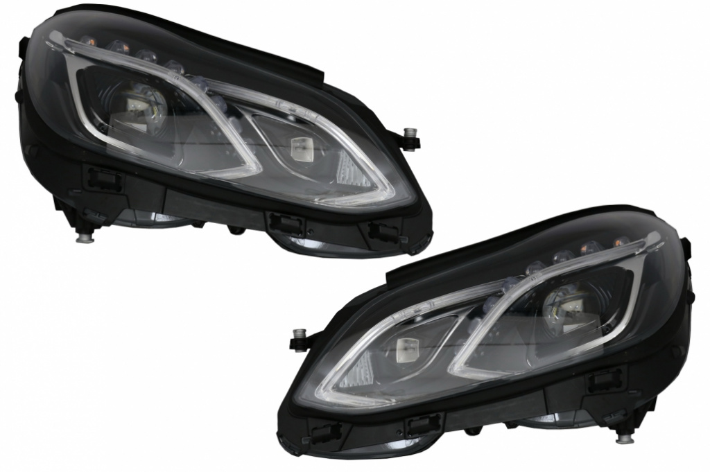 Faruri LED compatibil cu Mercedes E-Class W212 S212 (2013-2016) Facelift Design HLMBW212FLTTLED