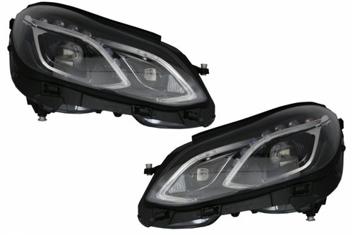 Faruri LED compatibil cu Mercedes E-Class W212 S212 (2013-2016) Facelift Design HLMBW212FLTTLED