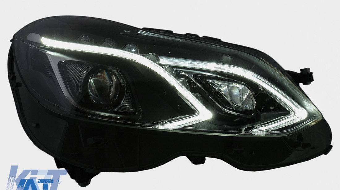 Faruri LED compatibil cu Mercedes E-Class W212 (2009-2012) Facelift Design