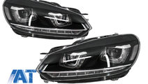 Faruri LED compatibil cu VW Golf 6 VI (2008-2013) ...