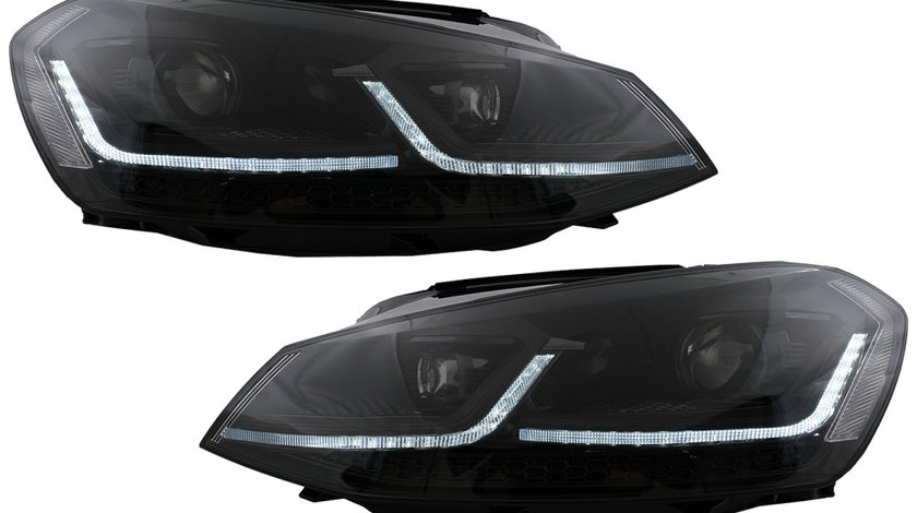 Faruri LED compatibil cu VW Golf 7 VII (2012-2017) Facelift G7.5 Design cu Semnal Dinamic