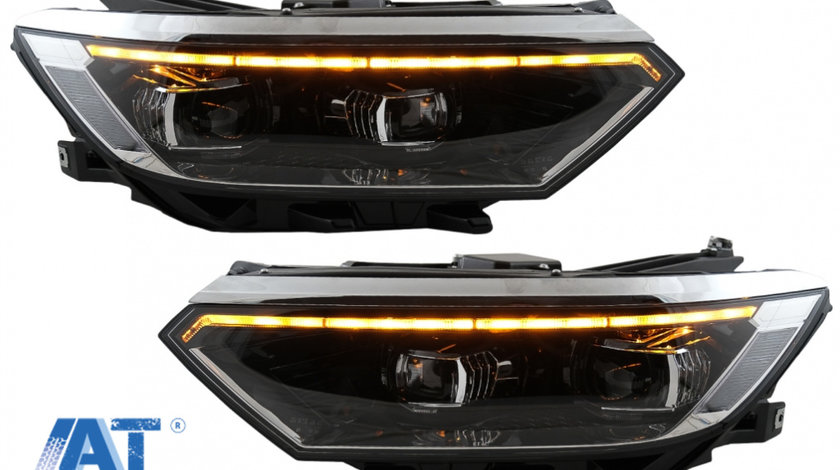 Faruri LED compatibil cu VW Passat B8 3G Facelift (2016-2019) 2020 Look cu Semnal Dinamic
