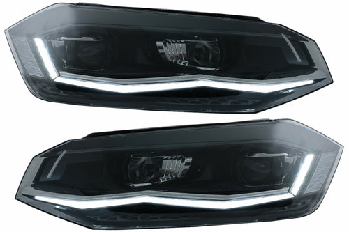 Faruri LED compatibil cu VW Polo AW MK6 (2018-2020 ) Semnal Dinamic Secvential HLVWPOMK6LED