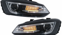 Faruri LED compatibil cu VW Polo MK5 6R 6C 61 (201...