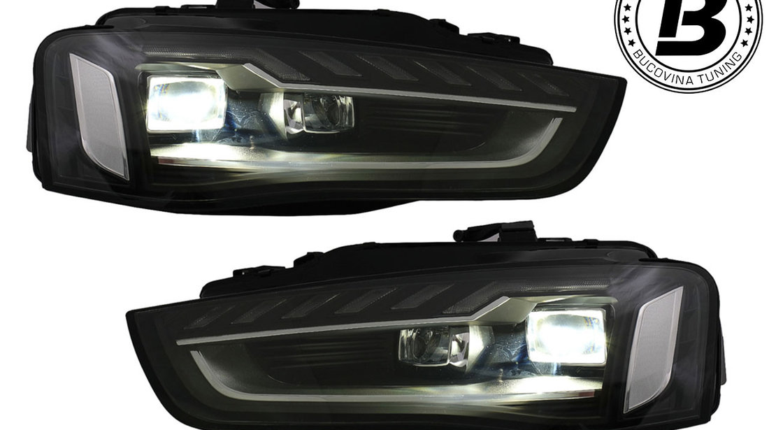 Faruri LED compatibile cu Audi A4 B8.5 Facelift (12-15)