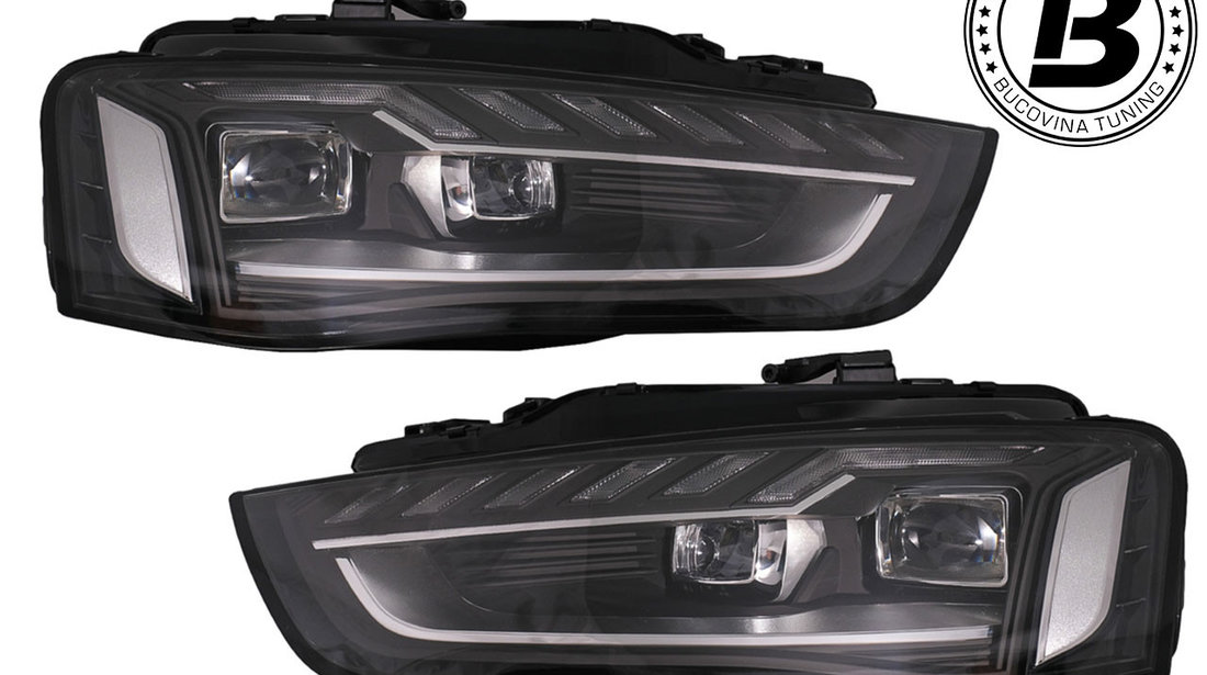 Faruri LED compatibile cu Audi A4 B8.5 Facelift (12-15)