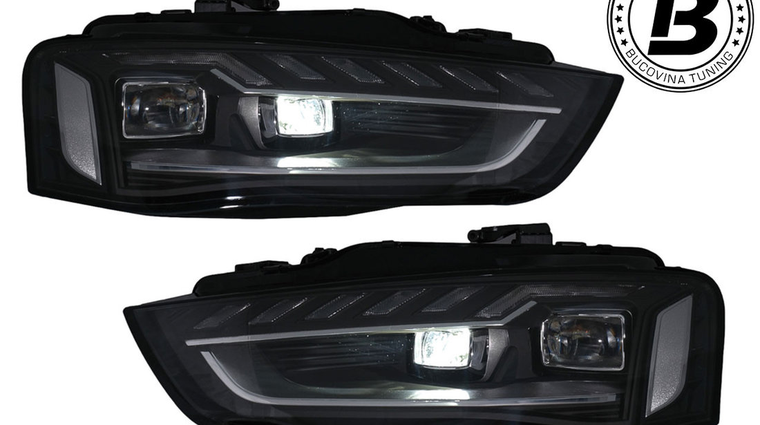 Faruri LED compatibile cu Audi A4 B8.5 Facelift (12-15)