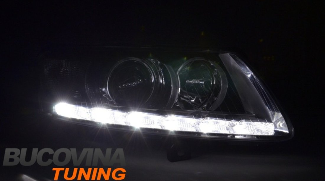 FARURI LED COMPATIBILE CU AUDI A6 4F (2005-2008) pentru xenon original