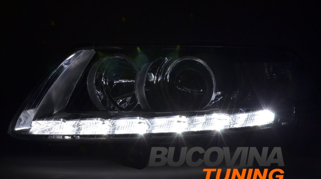 Faruri LED compatibile cu Audi A6 Bixenon original