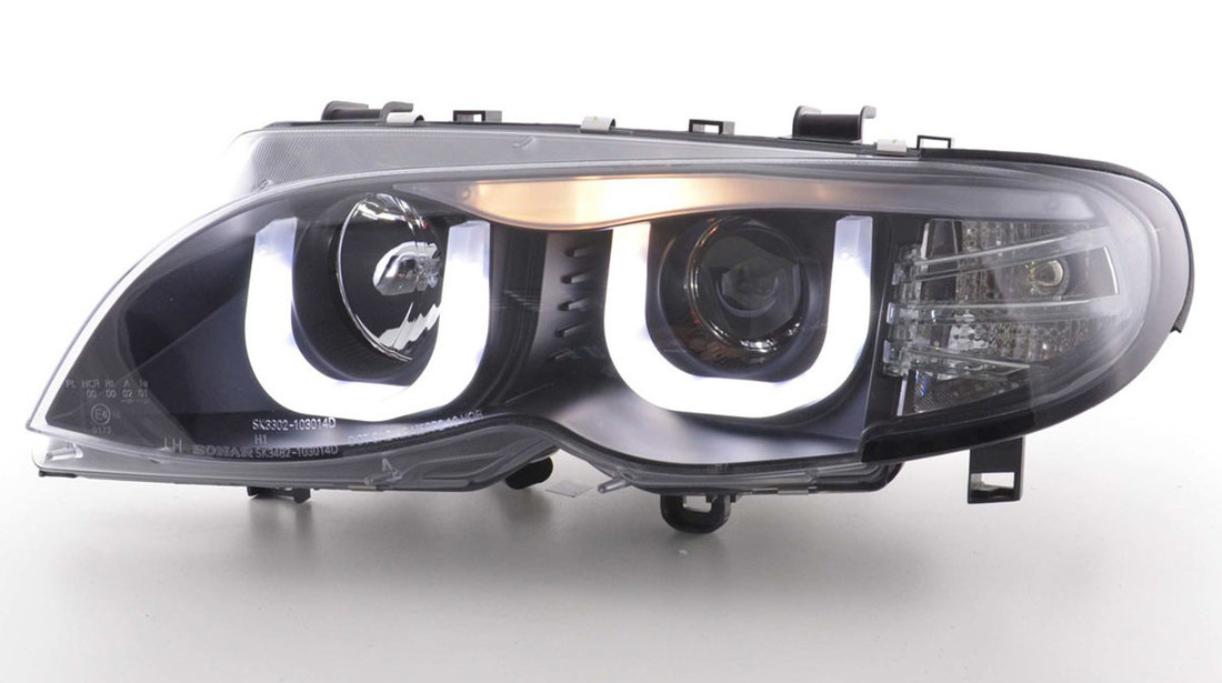 Faruri LED compatibile cu BMW E46 Seria 3 Dragon Light Type U