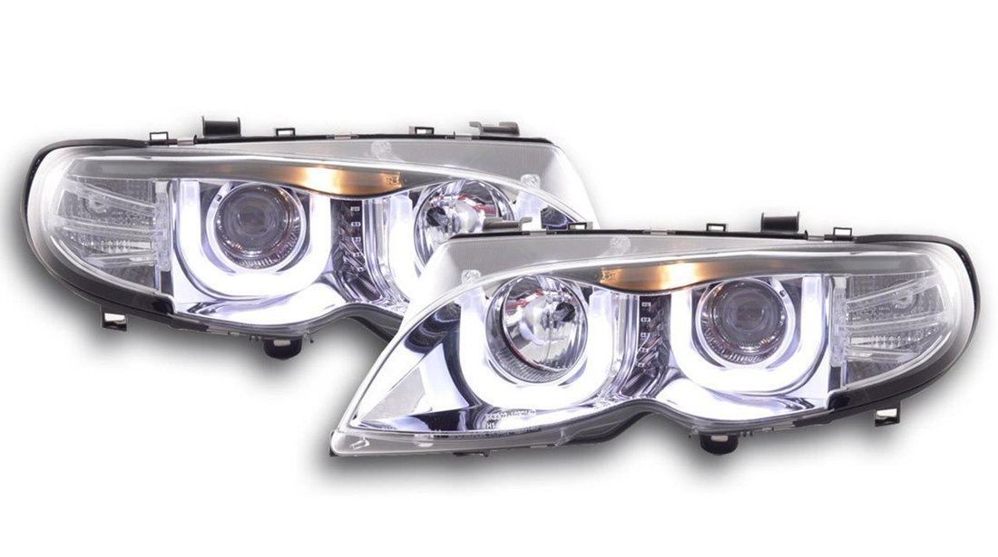 Faruri LED compatibile cu BMW E46 Seria 3 Dragon Light Type U