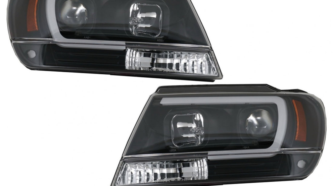 Faruri LED compatibile cu Jeep Grand Cherokee (99-04) Black Design