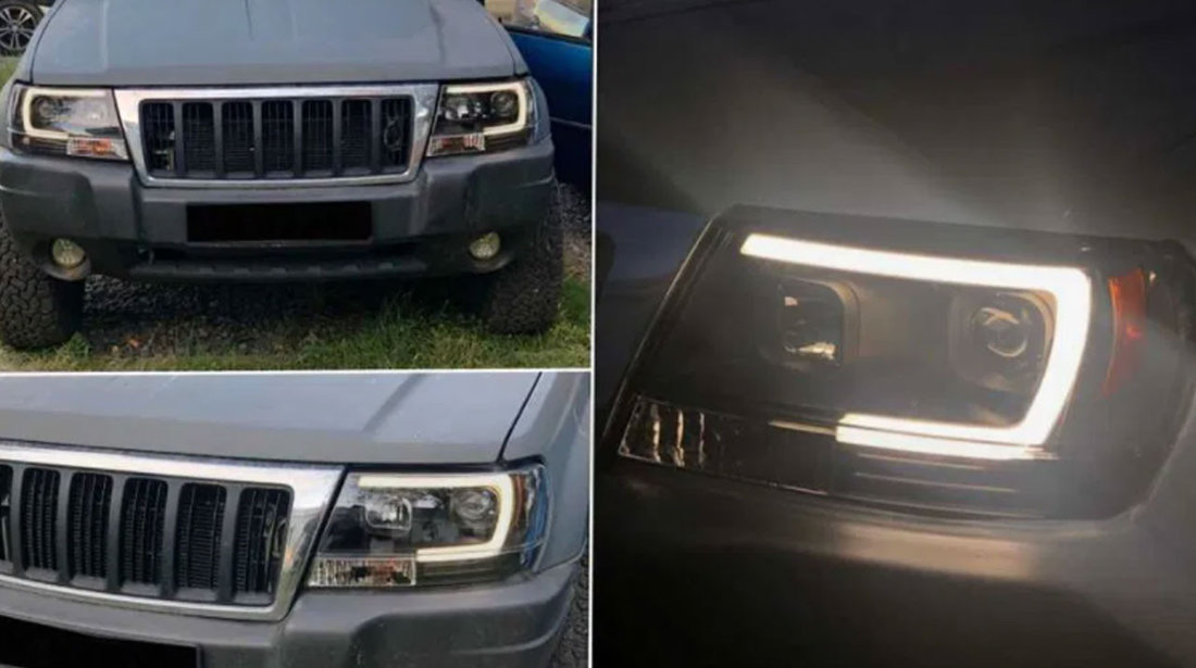 Faruri LED compatibile cu Jeep Grand Cherokee (99-04)