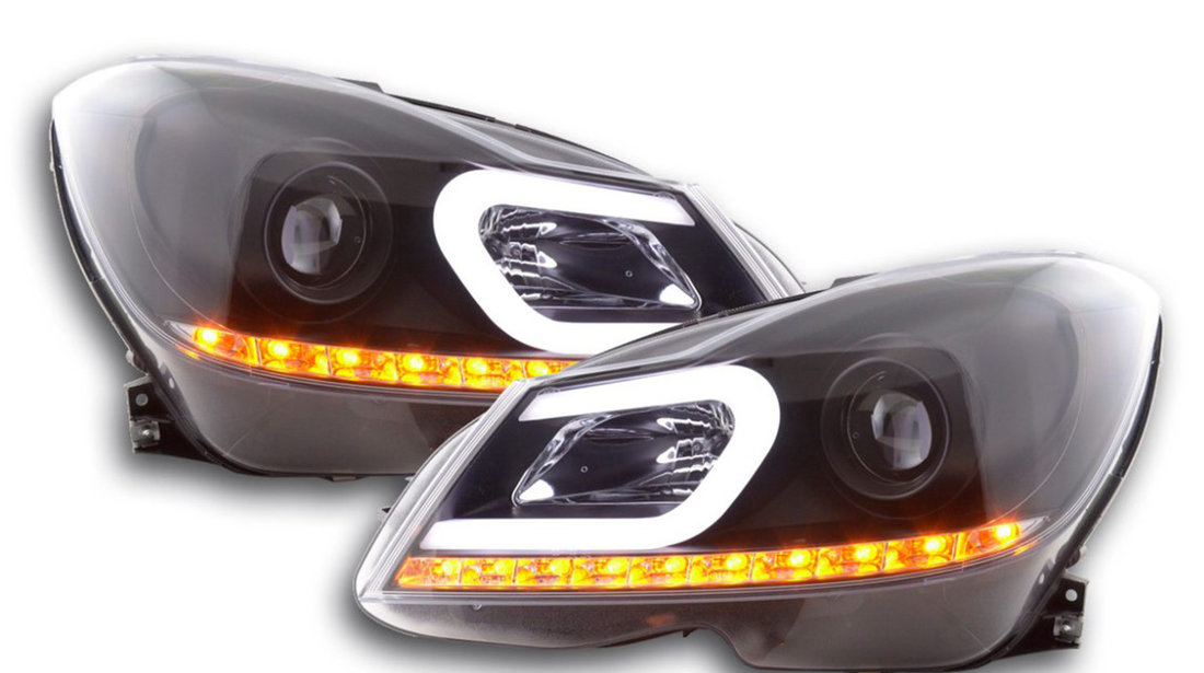 Faruri Led compatibile cu Mercedes C Class W204 facelift