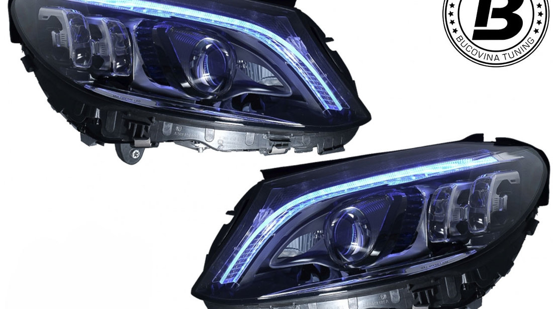 Faruri LED compatibile cu Mercedes C-Class W205 (14-18)