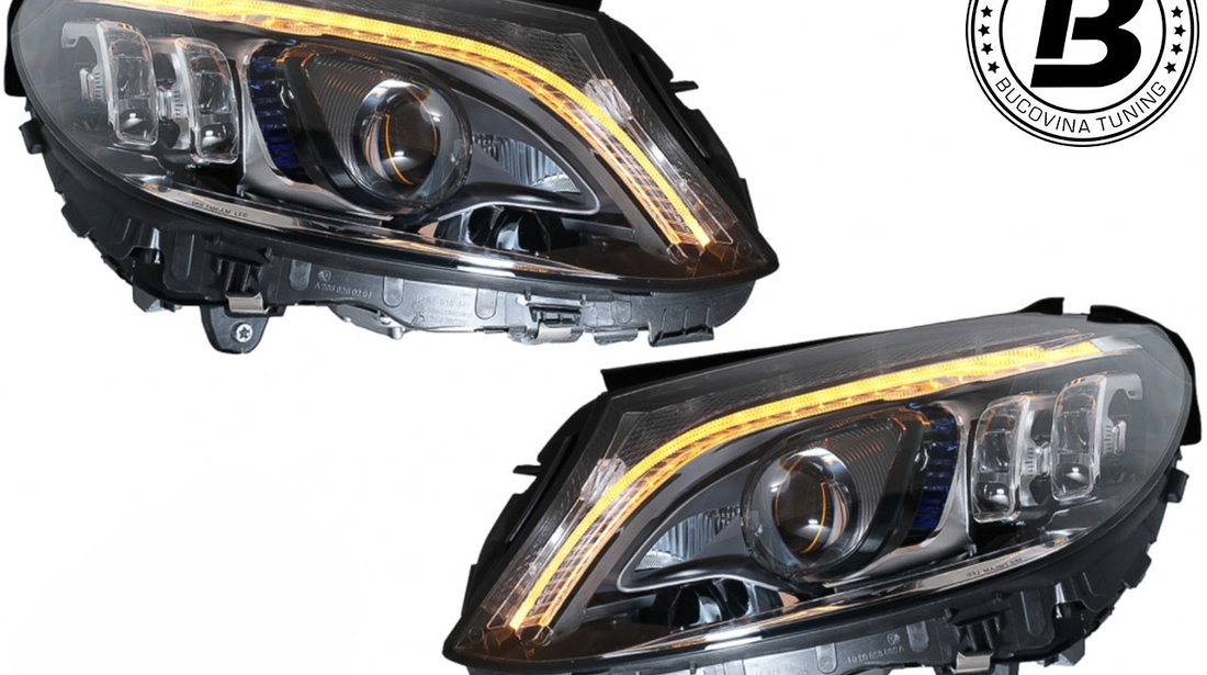 Faruri LED compatibile cu Mercedes C-Class W205 (14-18)