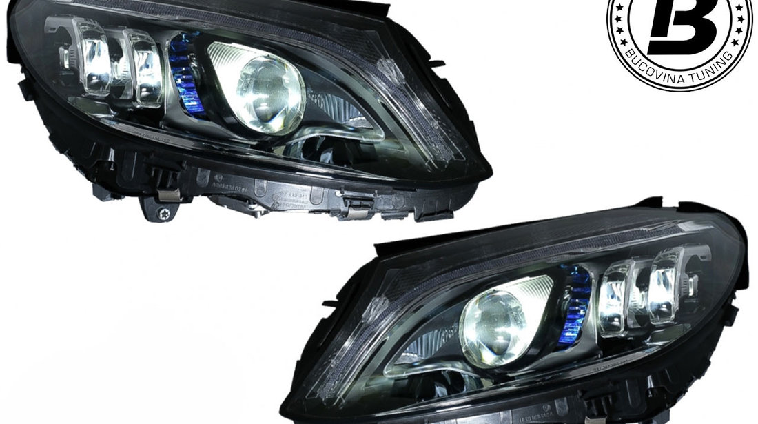 Faruri LED compatibile cu Mercedes C-Class W205 (14-18)