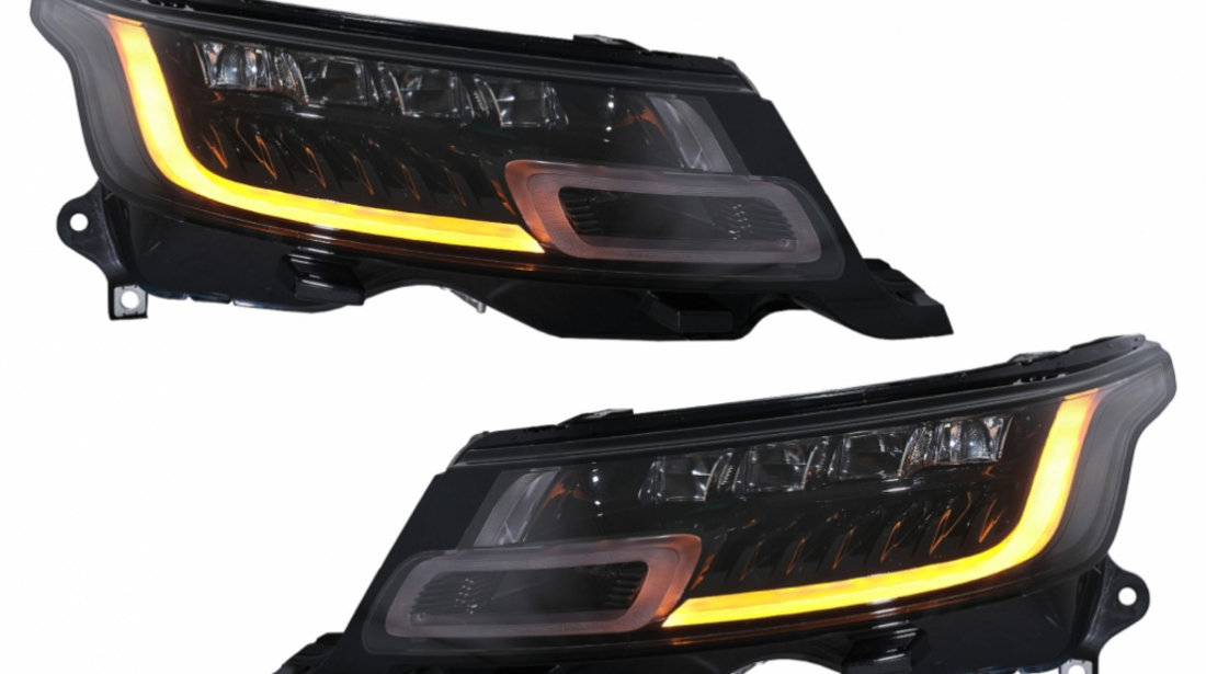 Faruri LED compatibile cu Rover Range Sport L494 (2013-2017) cu Semnal Dinamic Conversie la 2018-up Matrix Look HLRRSL494FL4L