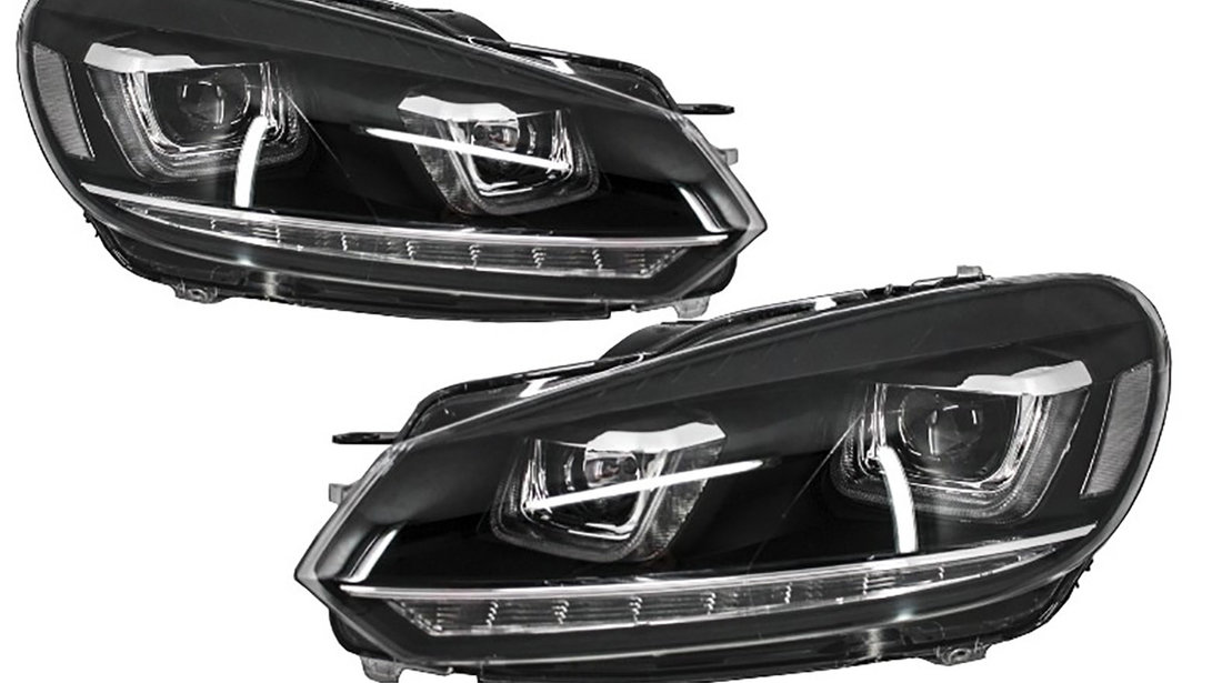 Faruri LED compatibile cu VW Golf 6 (08-12)