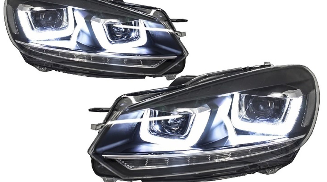 Faruri LED compatibile cu VW Golf 6 (08-12)