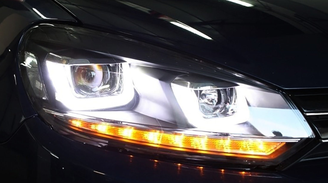 Faruri LED compatibile cu VW Golf 6 (08-12)