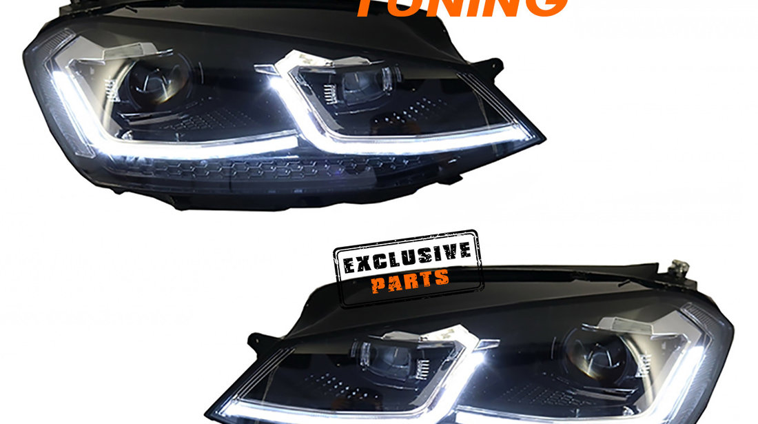 Faruri LED compatibile cu VW Golf 7 (12-17)