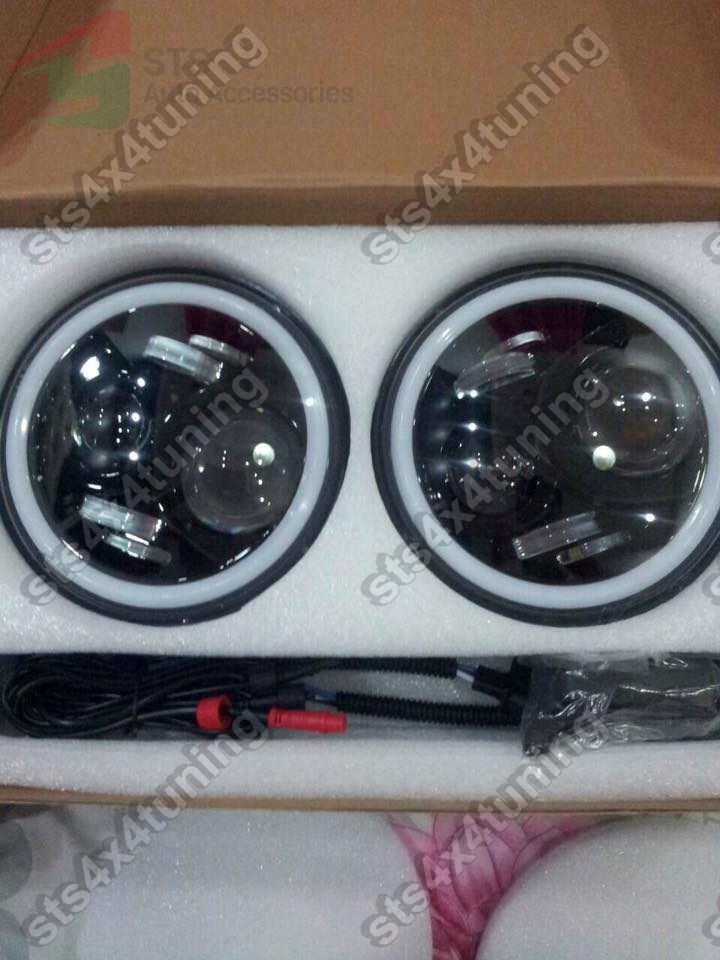 FARURI LED CU ANGEL EYE JEEP WRANGLER JK 2007-2018 [V1]