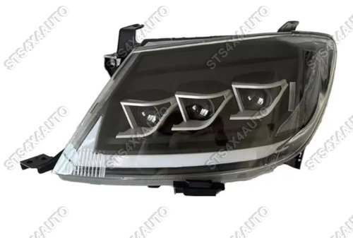 FARURI LED CU DYNAMIC SEMNALIZARE PENTRU TOYOTA HILUX VIGO 2005-2011 CU 3 LUPA BK [V4]