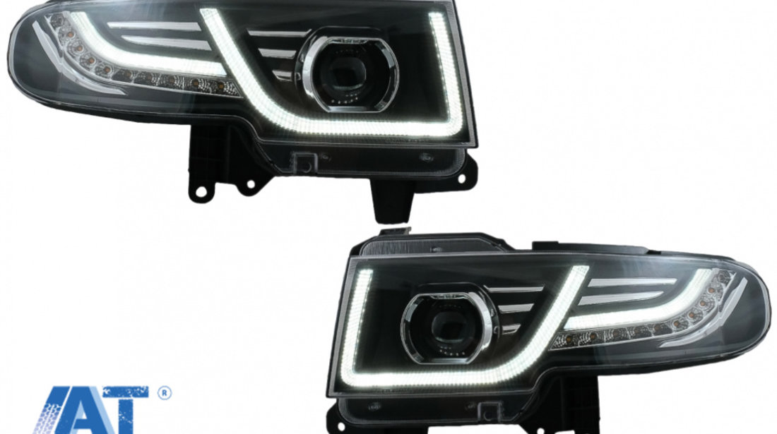 Faruri LED cu Semnal Dinamic si Grila Centrala compatibile cu Toyota FJ Cruiser XJ10 (2007-2015)