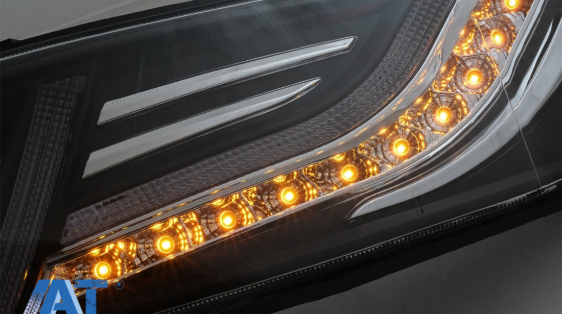 Faruri LED cu Semnal Dinamic si Grila Centrala compatibile cu Toyota FJ Cruiser XJ10 (2007-2015)
