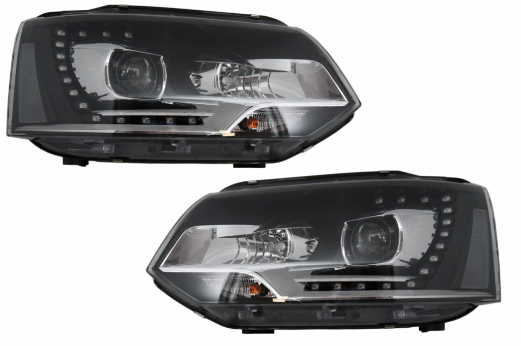 Faruri LED Dayline compatibil cu VW Transporter T5 (2010-2015) Xenon Look HLVWT5