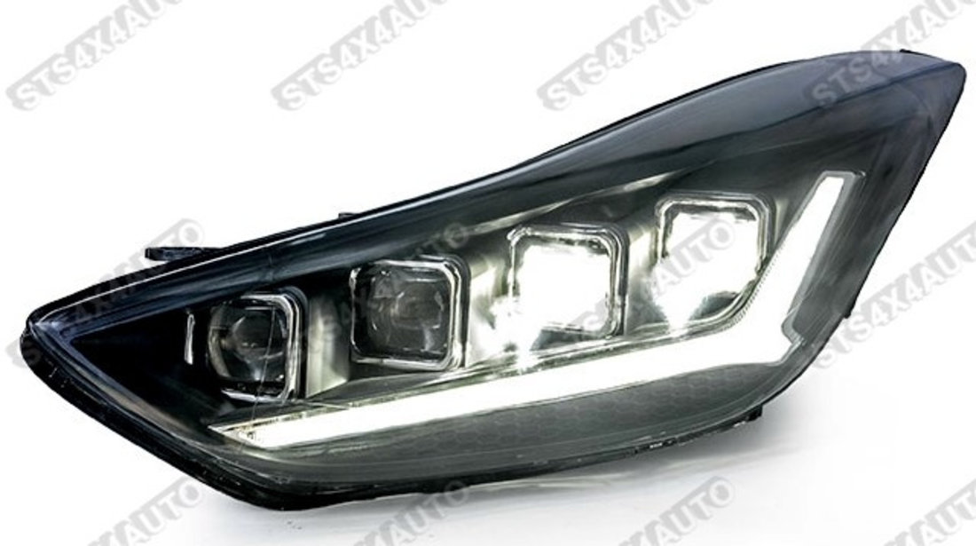 FARURI LED DAYLINE CU DYNAMIC SEMNALIZARE HYUNDAI ELANTRA 2011-2015 BK [4-LENS]