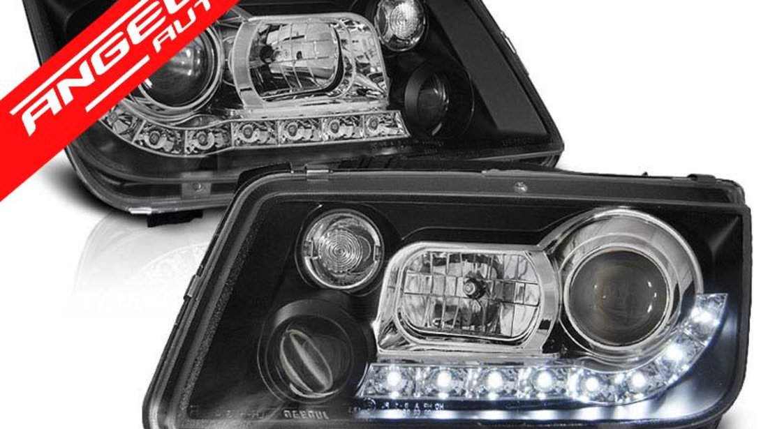 Faruri LED Dayline VW BORA 1998-2005 Black